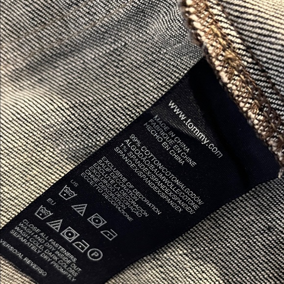 Tommy Hilfiger Navy Denim Jacket - Picture 12 of 13
